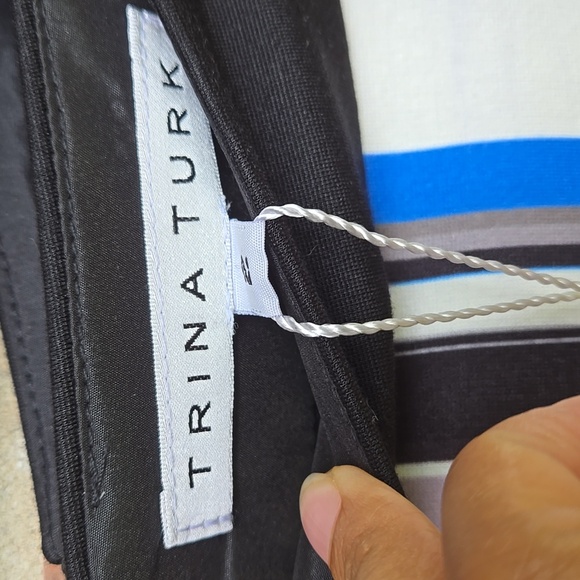 Trina Turk Multicolor Geometric Skirt Set Size 2 - Picture 5 of 6